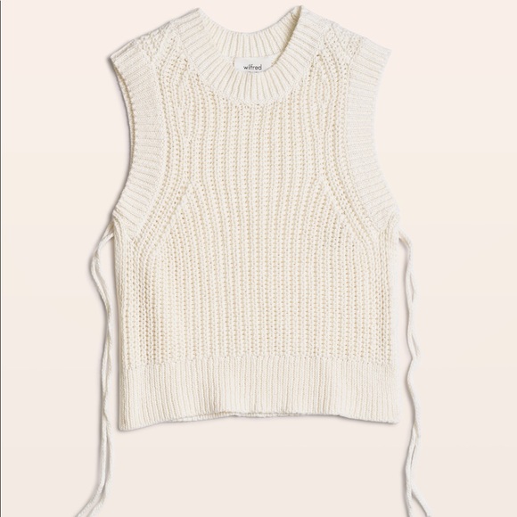 NWT Aritzia Wilfred Belford Sweater in Oak - Picture 2 of 6